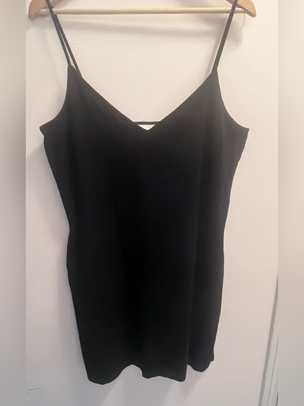 H&M Black V-Neck Slip Dress • XL
